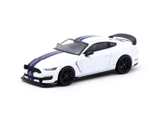 Tarmac Works 1/64 Global64 Ford Mustang Shelby GT350R White Metallic - T64G-011-WH