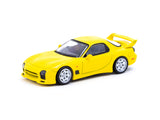 Tarmac Works Global64 1/64 Mazda RX7 (FD3S) Mazdaspeed A-Spec Competition Yellow Mica