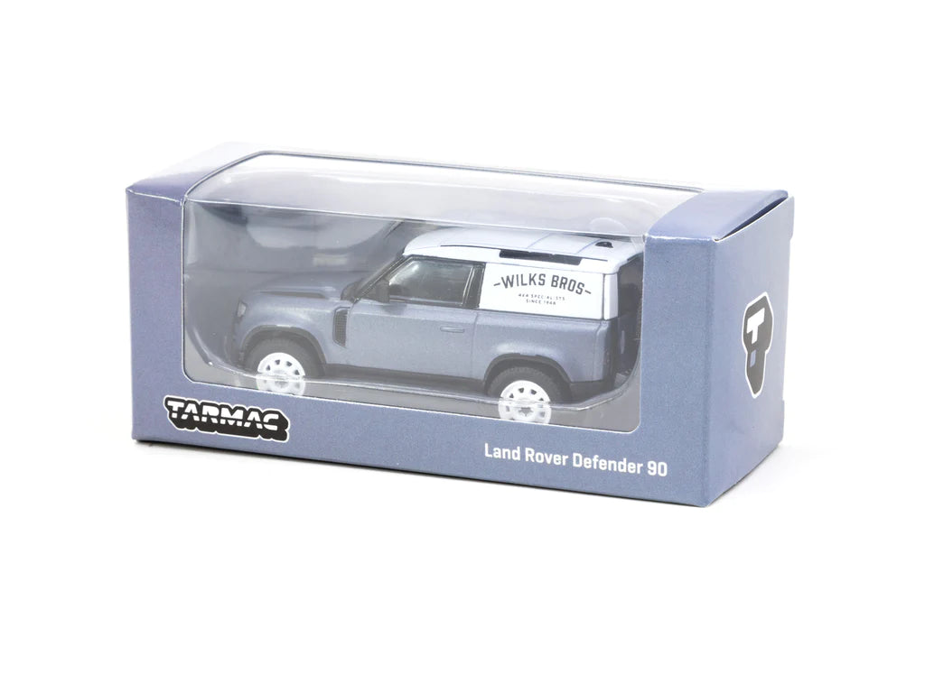 Tarmac Works Global64 1/64 Land Rover Defender 90 Matt Blue Grey