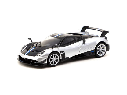 Tarmac Works Global64 1/64 Pagani Huayra BC Grigio Mercurio Silver