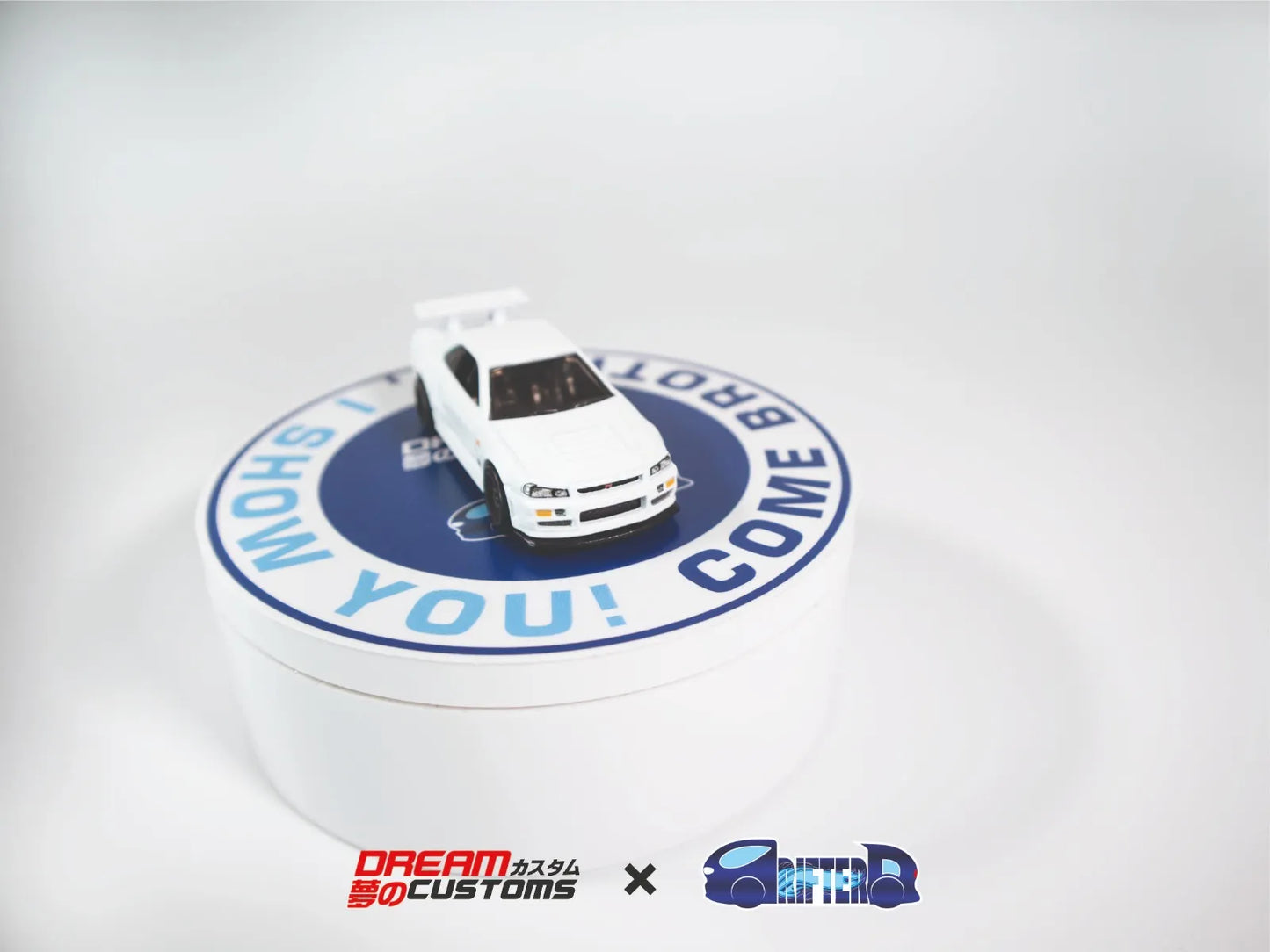 Drifter D x Dream Customs 1/64 Rotating Display Stand (Turntable)