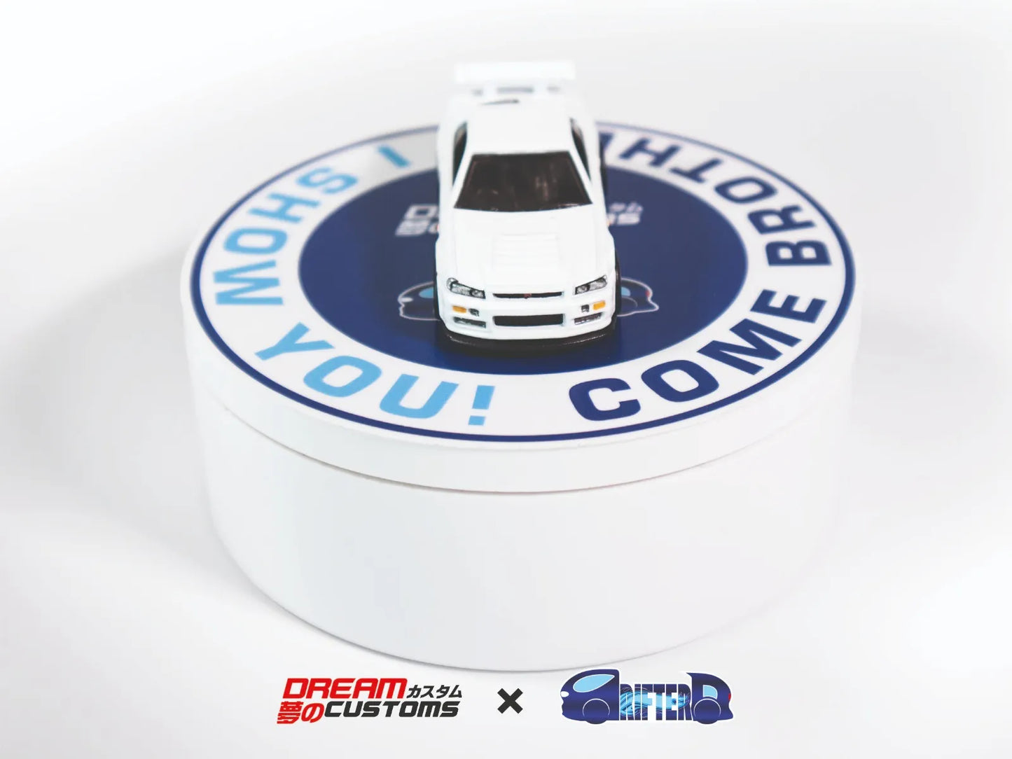 Drifter D x Dream Customs 1/64 Rotating Display Stand (Turntable)