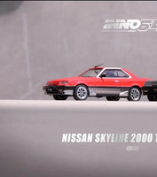 Inno64 1/64 Nissan Skyline 2000 RS-X Turbo (DR30) Red / Silver