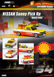 Inno64 1/64 Shell Nissan Sunny Hakotora Pick Up - Damaged Box