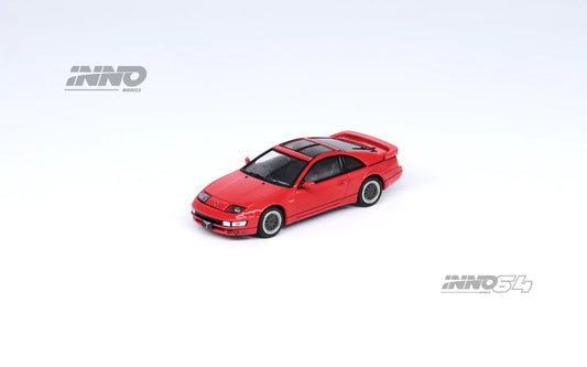 Inno64 1/64 Nissan Fairlady Z 300ZX (Z32) Aztec Red w/ Extra Wheels