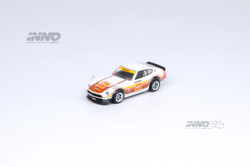 Inno64 1/64 Datsun 240Z "ENEOS" Sema 2018 White & Red