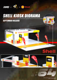 Inno64 1/64 Shell Exhibition Kiosk Diorama (Cars not Included)