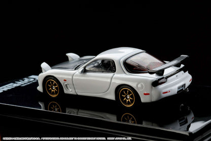 Hobby Japan 1/64 Efini Mazda RX7 FD3S A-Spec GT Wing Pure White