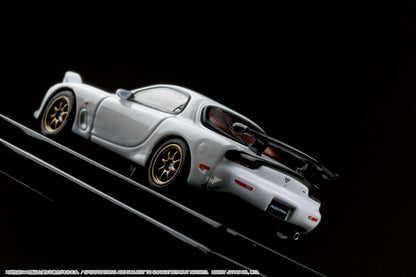 Hobby Japan 1/64 Efini Mazda RX7 FD3S A-Spec GT Wing Pure White