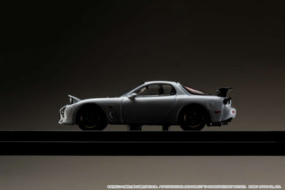 Hobby Japan 1/64 Efini Mazda RX7 FD3S A-Spec GT Wing Pure White