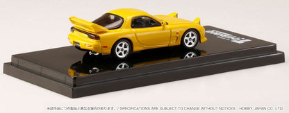Hobby Japan 1/64 Efini RX-7 FD3S (A-Spec.) Sunburst Yellow