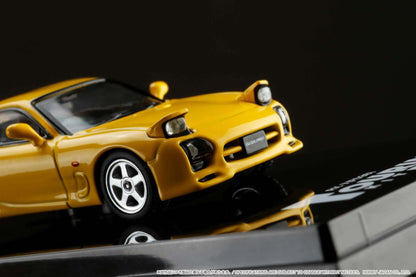 Hobby Japan 1/64 Efini RX-7 FD3S (A-Spec.) Sunburst Yellow
