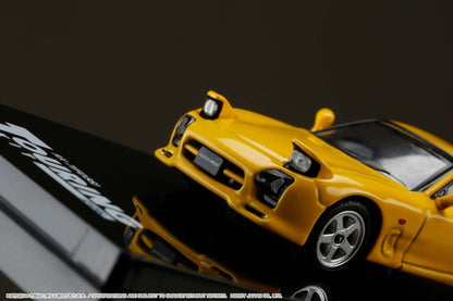 Hobby Japan 1/64 Efini RX-7 FD3S (A-Spec.) Sunburst Yellow