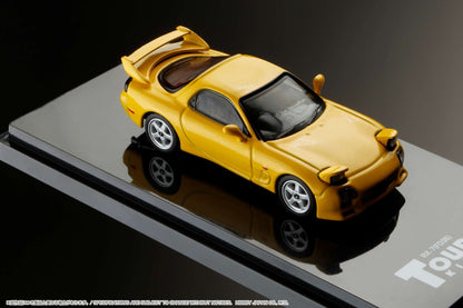 Hobby Japan 1/64 Efini RX-7 FD3S (A-Spec.) Sunburst Yellow