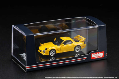 Hobby Japan 1/64 Efini RX-7 FD3S (A-Spec.) Sunburst Yellow