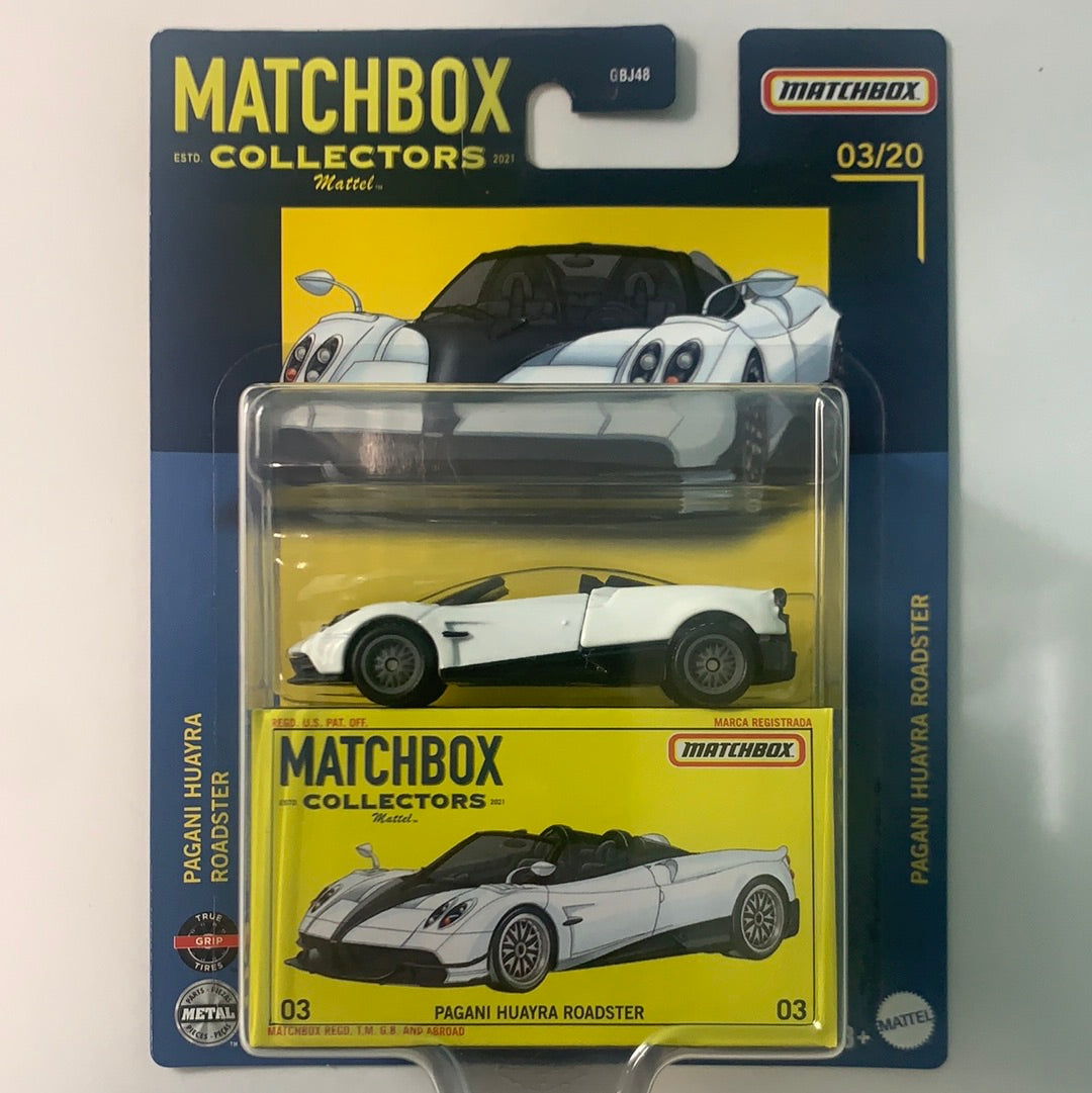 Matchbox Collectors 1/64 Pagani Huayra Roadster White - HFL77