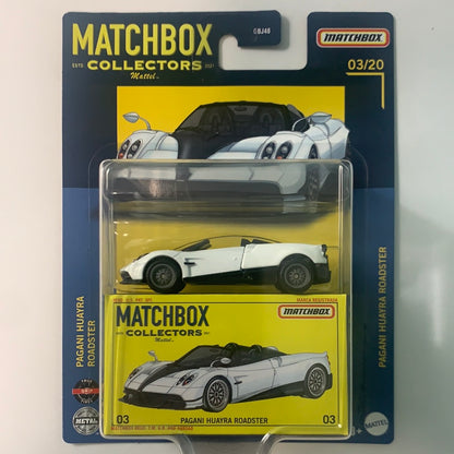 Matchbox Collectors 1/64 Pagani Huayra Roadster White - HFL77