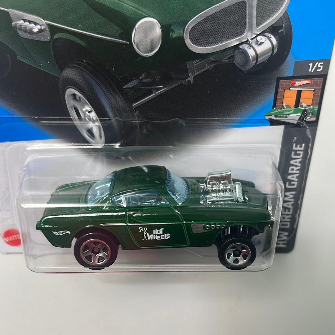 Hot Wheels 1/64 Volvo P1800 Gasser Green - Legends Tour