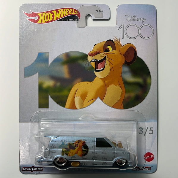 Hot Wheels Pop Culture Disney 100 1985 Chevy Astro Van - The Lion King