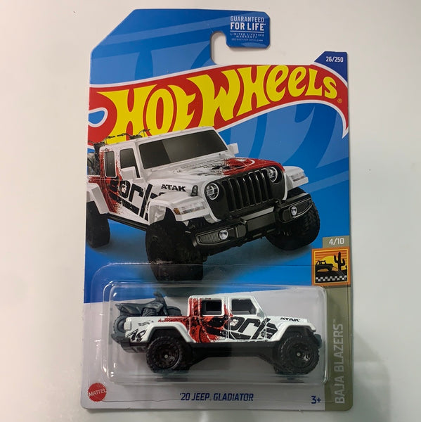 Hot Wheels ‘20 Jeep Gladiator Borla White – Flipn Diecast