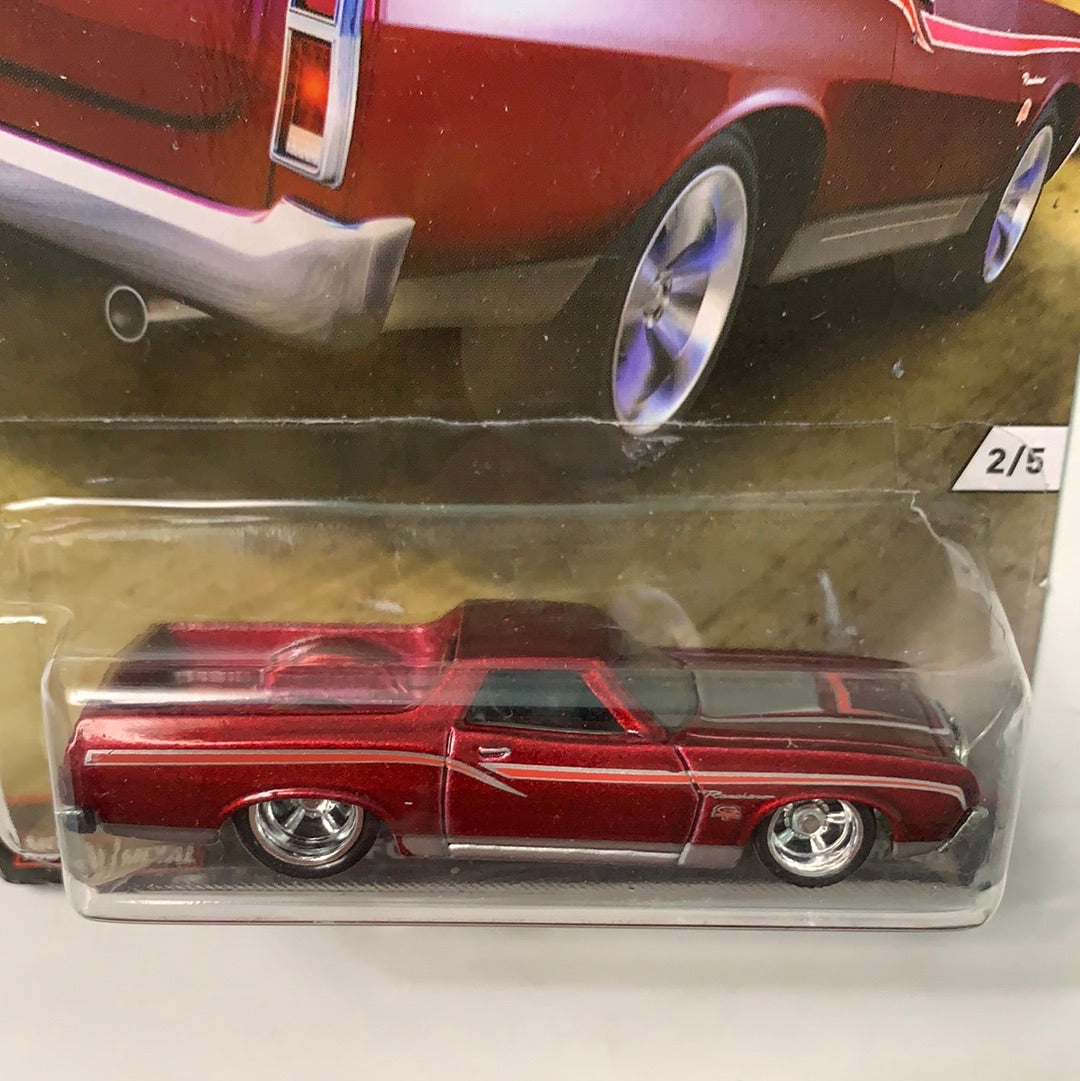 Hot Wheels 1/64 Car Culture Trucks ‘72 Ford Ranchero - Damaged Card
