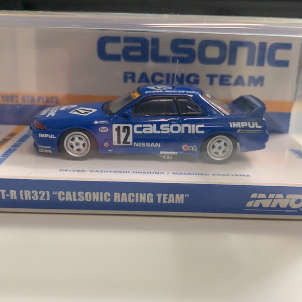 Inno64 Nissan Skyline GT-R R32 Calsonic Racing Team JTC 1992 #12 Blue