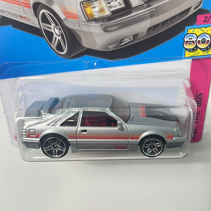 Hot Wheels 1/64 ‘84 Ford Mustang SVO Grey