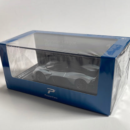 Postercars 1/64 Aston Martin Valkyrie Hypercar League Collection Skyfall Silver