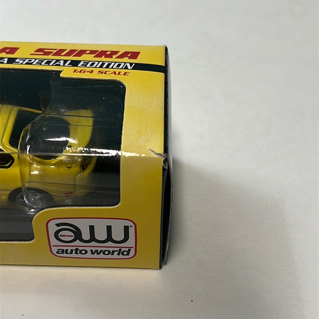 Auto World 1/64 1996 Toyota Supra Yellow Asia Special Edition