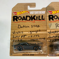 Hot Wheels Motortrend Roadkill Rotsun + Datsun 240Z Pair of 2 Cars