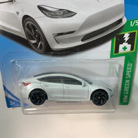 Hot Wheels 1/64 Tesla Model 3 white