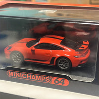 Minichamps 1/64 Porsche 911 (992) GT3 Lava Orange
