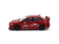 Tarmac Works x Hobby64 1/64 Mitsubishi Lancer Evolution X Ralliart Red