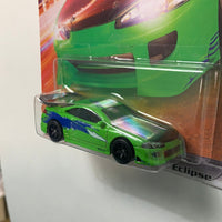 Hot Wheels Entertainment Fast & Furious ‘95 Mitsubishi Eclipse Green - Damaged Card