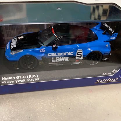 1/43 Solido Nissan GT-R (R35) LB Silhouette Calsonic