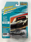Johnny Lightning 1/64  1984 Pontiac Firebird Version A Silver Sand Gray
