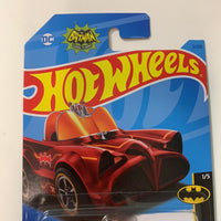 *Creased Corner* Hot Wheels Super Treasure Hunt Classic TV Series Batmobile Red