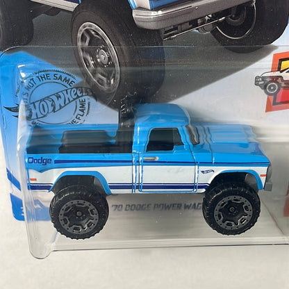 Hot Wheels 1/64 ‘70 Dodge Power Wagon Blue