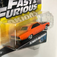 Mattel 1/55 Fast & Furious Plymouth Roadrunner 1970 Orange