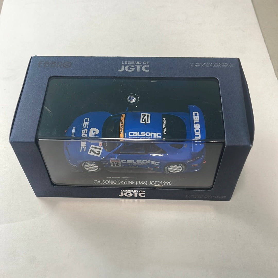 Ebbro 1/43 Calsonic Nissan Skyline JGTC 1998 n12 Blue