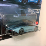 Hot Wheels Car Culture Exotic Envy 2 Mclaren Speedtail Blue - Damaged Card