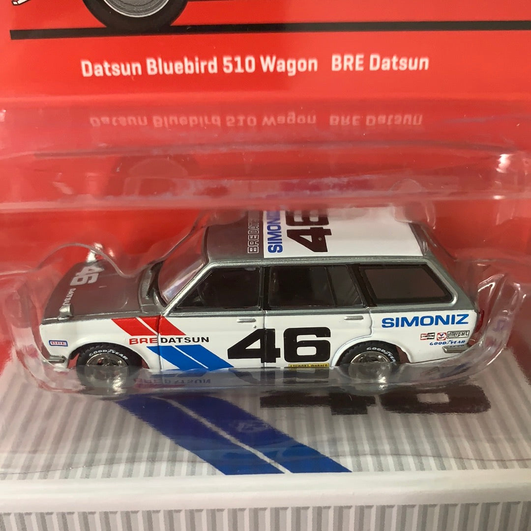*CHASE* Tarmac Works Global64 1/64 Datsun Bluebird 510 Wagon BRE
