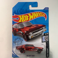 Hot Wheels 1/64 ‘68 Chevy Nova Red
