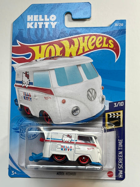 Hot Wheels Kool Kombi Hello Kitty White