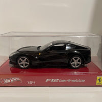 Hot Wheels 1/24  2012 Ferrari F12 Berlinetta Black