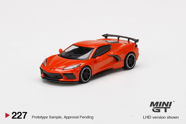 Mini GT Corvette Stingray C8 Sebring Orange Tintcoat