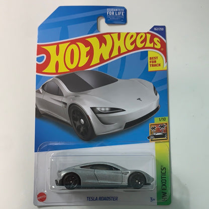 Hot Wheels 1/64 Tesla Roadster Silver