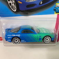 Hot Wheels1/64 ‘95 Mazda RX-7 Falken Blue & Green