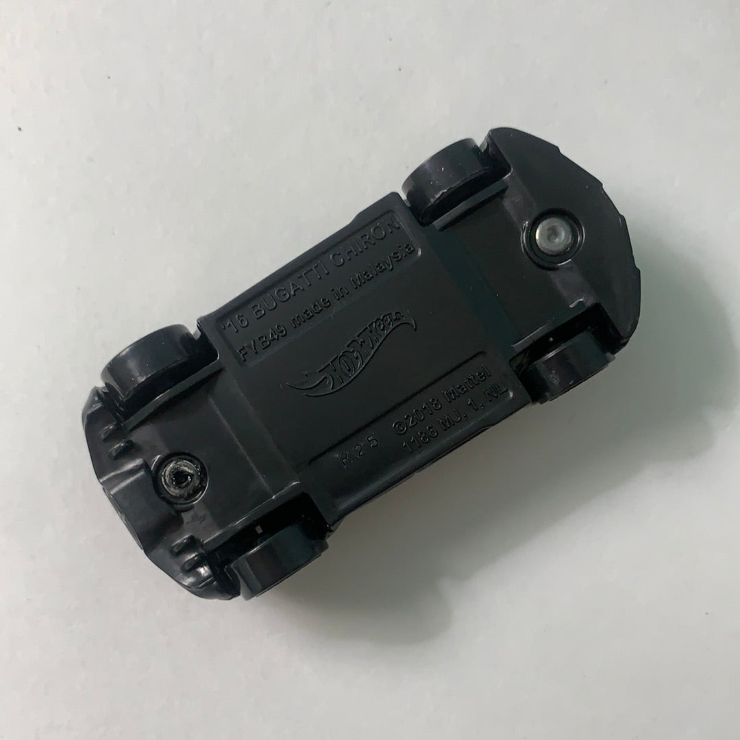 *Loose* Hot Wheels Mystery Models Bugatti Chiron Black