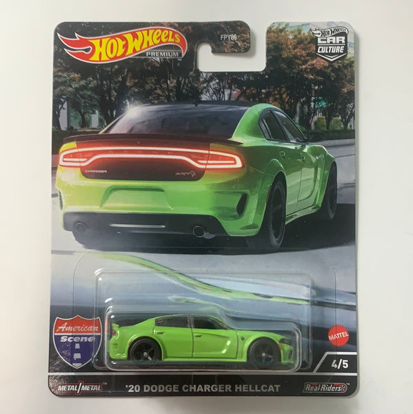 Hot Wheels Car Culture American Scene ‘20 Dodge Charger Hellcat Green